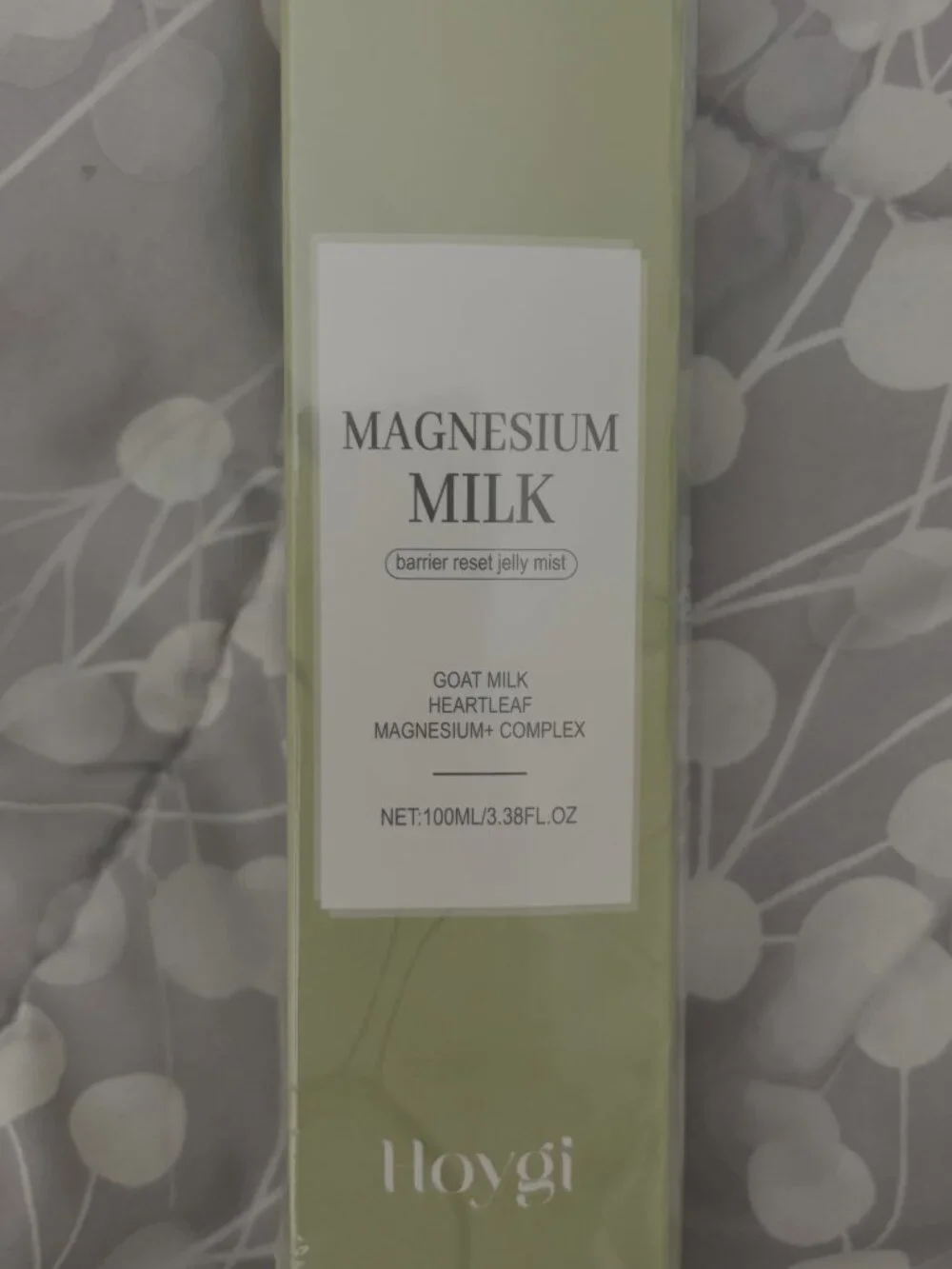 Hoygi Magnesium Milk Mist – Soothing Facial Toner Spray 100ml